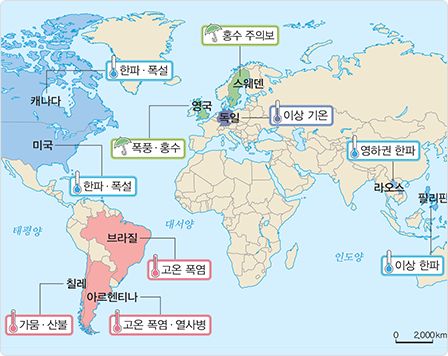 전 세계 이상 기후 강타