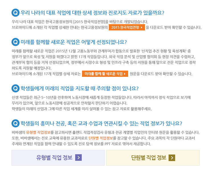 에니어그램 진로 지도 FAQ