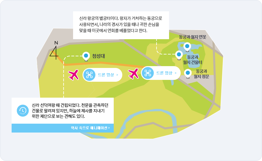 역사 답사지 미니맵